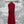 LV 25 Ped Pleated Cross Dress Red Polyester