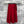 CD 25 Bow Skirt Red Cotton Polyester