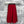 CD 25 Bow Skirt Red Cotton Polyester