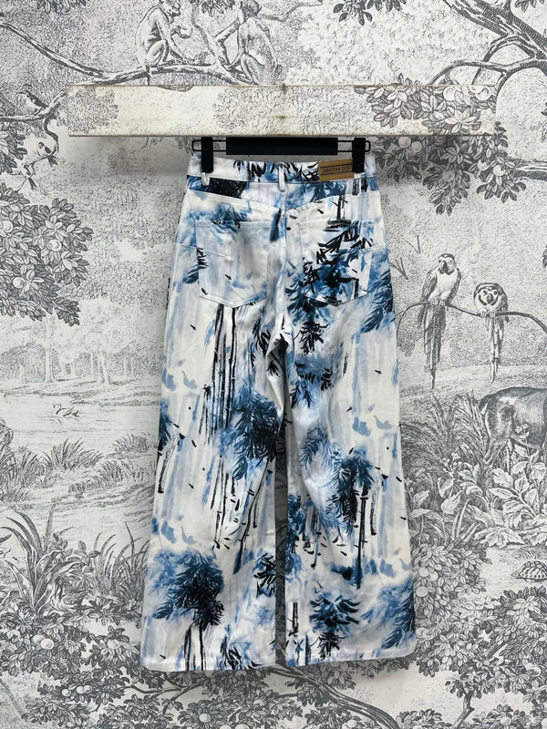 CD 25 Denim Jeans White Blue Black Cotton