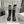 CD D-Major Boot Black Mix White Calfskin And Denim Fabric