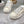 Miu Sneaker with Logo Ivory Demin Fabric 235310