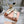 Miu 25C Mary Jane Flat Beige Cream Mix Brown Fabric 235369