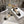 CD J'Adior Sandals White Black Canvas Leather 901712