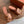 LP 26s Summer Mule Heels 60mm In Dusty Rose Brown Canvas & Calfskin