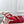 Rockstud Wispy Red Calfskin Mule 20mm