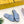 FENDI LOGO SLIDES IN BLUE POWDER CALFSKIN