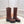 Miu Short Boots Dark Pink Brown Calfskin