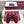GG 26 Horsebit Flat Mules Rhinestones Red Velvet 587081