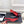 CC 26s Classic Toe High-Heeled Sandals 5.5cm Red Black Canvas 891634