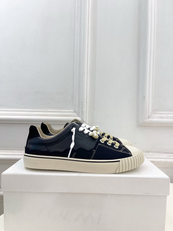MM 26s New Evolution Sneakers Black Canvas Calfskin 947483