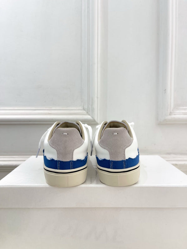 MM 26s New Evolution Sneakers White Blue Canvas Calfskin 947487