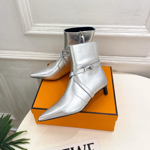HM 26s Nice 40 Ankle Boot Sliver Lambskin 947287