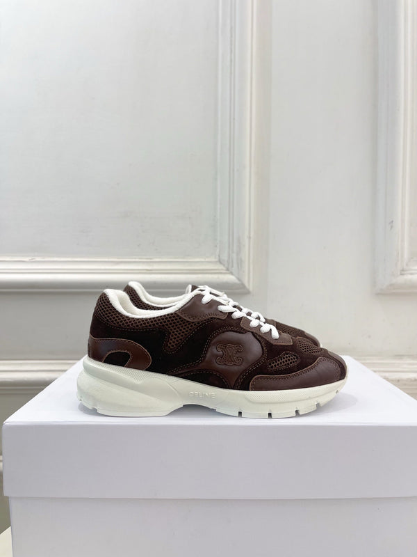 CE 26s Runner Sneaker Coffee Mesh Suede 947583