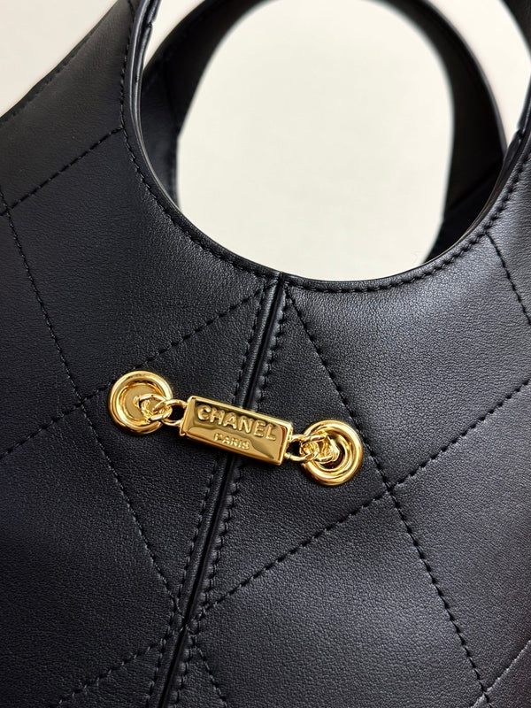 Chanel 2026 Small 22 Tote Calfskin And Gold-tone Metal