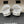 CC 26s Flat Sandals White Gray Sheepskin Rhinestones 649515