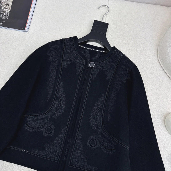HERMES 25S SHORT CASHMERE COAT 193