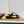 THONG SANDALS IN BLACK LAMBSKIN PRINTED LOGO WITH GOLD HARDWARE
