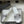CC 26s Flat Sandals White Gray Sheepskin Rhinestones 649515