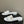 CC 26s Flat Sandals White Canvas Sheepskin Double C 649510