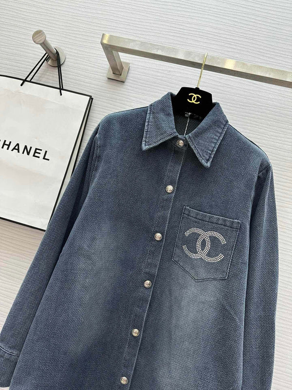 CHANEL 25S DENIM SHIRT STYLE 235