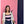 SWIMSUIT IN BLACK AND PINK HORIZONTAL STRIPES 626019