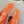 PRA 2026S High Heel Mule 80 Orange Sheepskin 657669