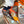 HM 26s Double-sided Scarf 90 Orange Colorful Mulberry Silk 152279