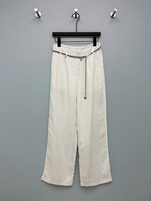 CC 2026 Blend Wide-Leg Trousers Linen 392376