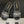CC 26s Platform Slippers Black Sliver Cowhide 649460