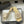 CC 26s Flat Slippers Beige Fabric Sheepskin 649490