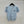 Miumiu 2026 Knit Short-sleeved Cardigan White and Blue Wool