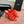 YSL 26ss Pointed High Heels Sandals 110 Orange Silk Leather 648789