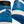 Travis Scott x Air Jordan 1 Blue Black White Leather