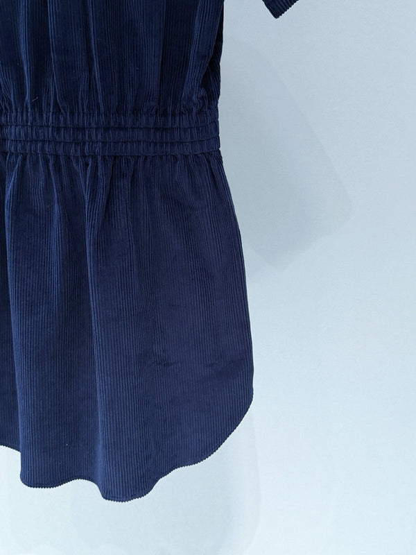 Miumiu 2026 Shirt Dress with a Slim Fit Blue Cotton