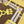 HM 26s Double-sided Scarf 90 Yellow Brown Colorful Mulberry Silk 152282