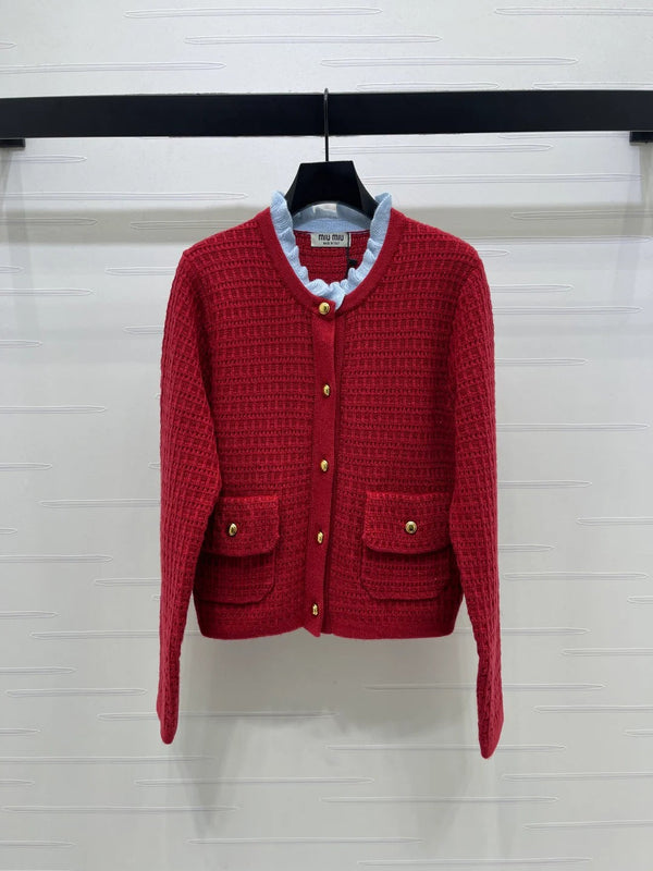 Miumiu 2026 Knit Cardigan Wool Cashmere