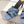 YSL 26ss High-Heeled Slippers 75 Blue Black Denim Calfskin 654747