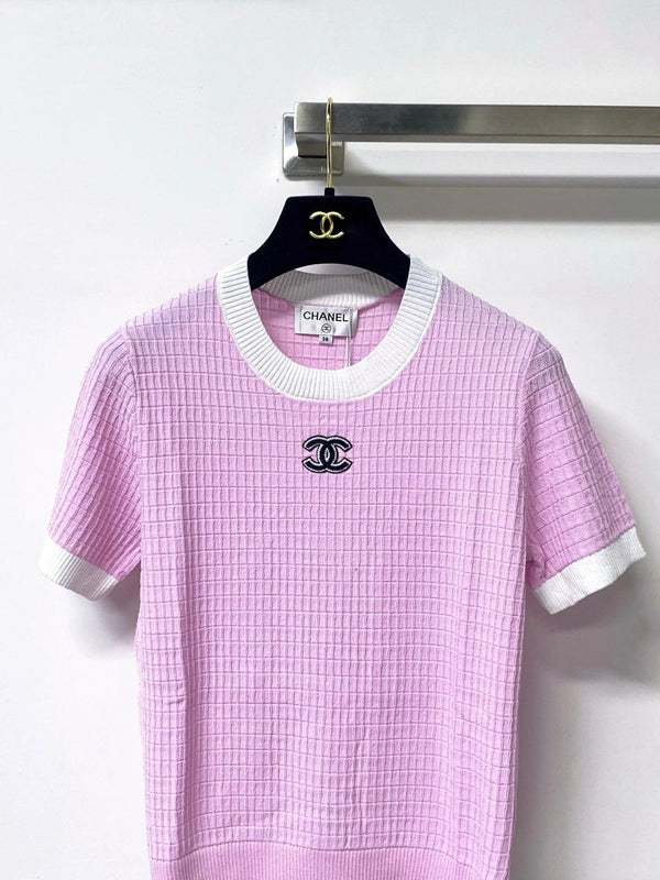 CC 2026 Pink Short-Sleeved Shirt Tencel 310322