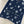 CC 26 Cardigan with Snowflake Pattern Blue mix White Wool 329713