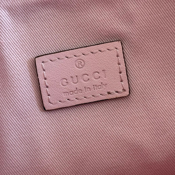 Gucci 2026 Vanity GG-Canvas Top Handle Bag 27.5cm Pink Canvas Leather 280773