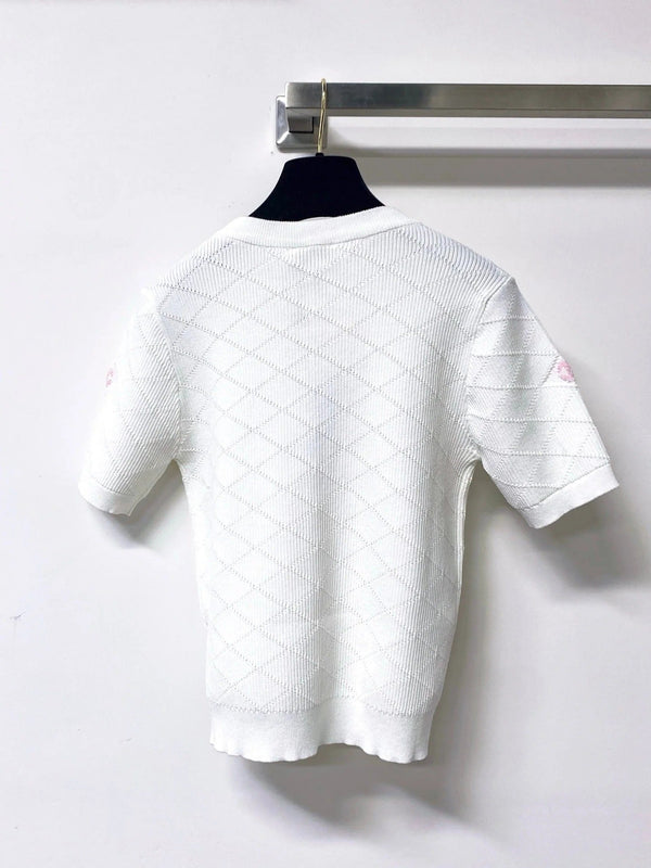 CC 2026 Short-Sleeve Shirt White Logo Wool 310325