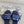 CD 26s Flat Slippers Navy Blue Monogram Canvas Rubber 648133