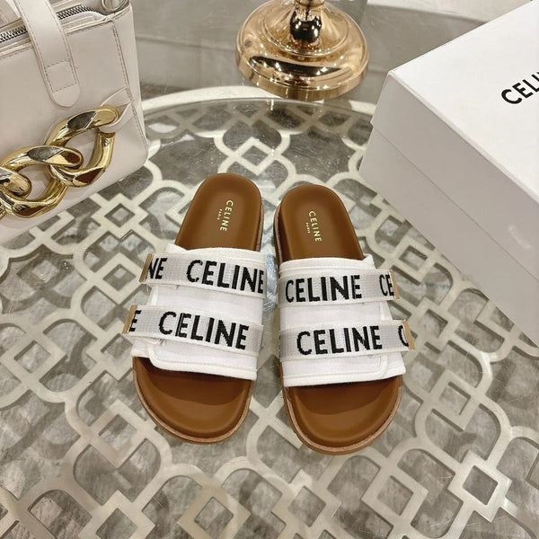 CL 26 Pitea Sandals Jacquard Cotton Fabric Leather 736580