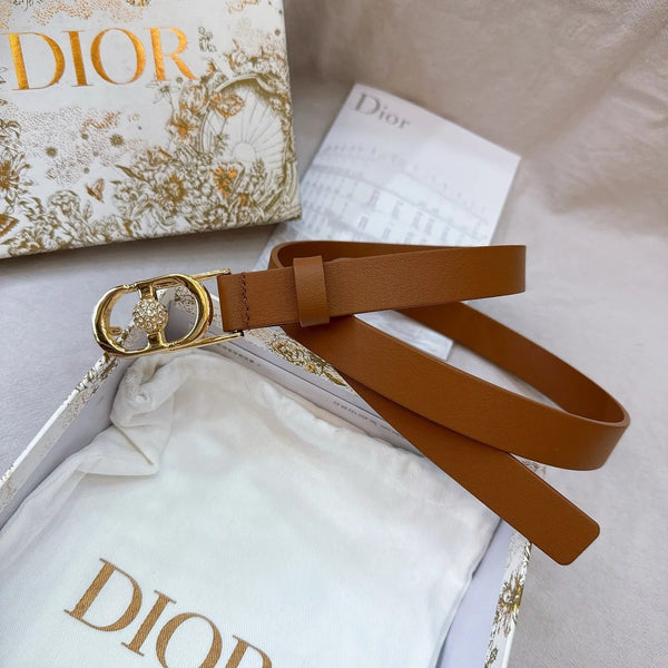 CD Montaigne Belt 20mm Grained Calfskin 195304