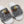 CD 26s Platform Slippers 35 Gray White Canvas Lambskin 643811
