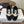 Celine 26 Flat Sneaker Black White Canvas Suede 624714