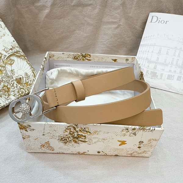 CD Montaigne Belt 20mm Grained Calfskin 195304
