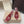 CL 26SS High-Heeled Slippers 100 Dark Red Mesh Rhinestone Leather 658051