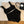 CC BIKINI SWIMSUIT SET IN BLACK ATTACHED WITH LOGO 629243